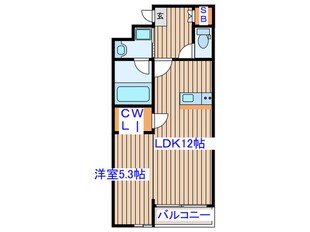 カーサヴェルデ米ケ袋の物件間取画像